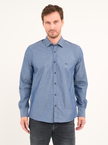 Lee Cooper - Camasa barbat cu dungi si detalii logo