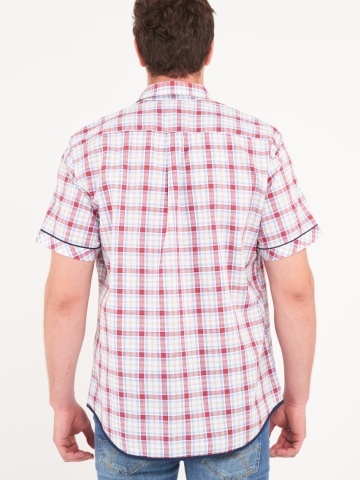 Lee Cooper - Camasa barbat maneca scurta cu model in carouri - Img 4