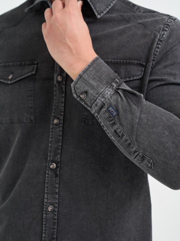 Lee Cooper - Camasa barbat regular cu buzunare cu clapeta aplicate - Img 2
