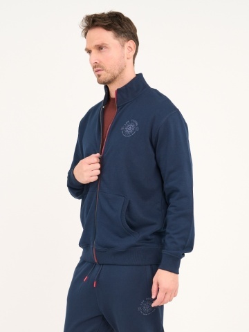 Lee Cooper - Hanorac barbat cu fermoar si detalii logo - Img 4