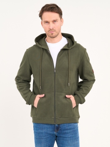 Lee Cooper - Hanorac barbat cu fermoar si gluga