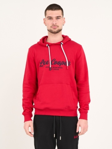 Lee Cooper - Hanorac barbat cu gluga si logo