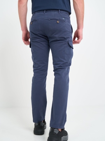 Lee Cooper - Pantaloni cargo barbat de culoare uniforma - Img 3