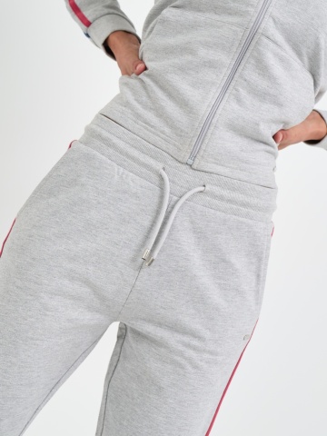 Lee Cooper - Pantaloni dama sport cu model in dungi - Img 3