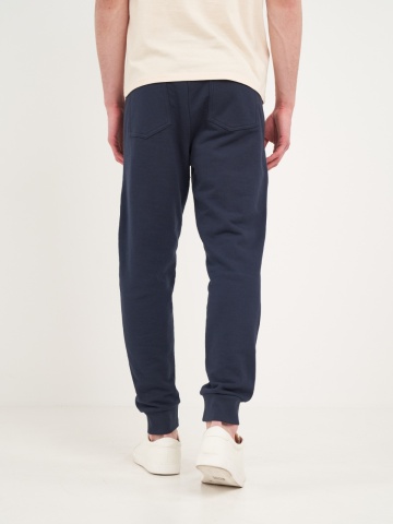 Lee Cooper - Pantaloni lungi barbat sport de culoare uniforma cu detalii logo - Img 5