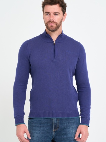 Lee Cooper - Pulover barbat cu fermoar la baza gatului