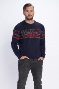 Lee Cooper - Pulover barbat cu model si logo aplicat