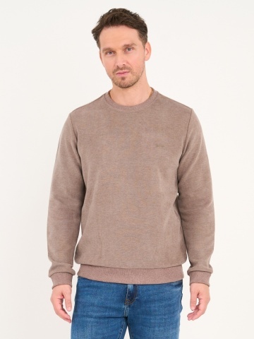 Lee Cooper - Pulover barbat de culoare uniforma cu detalii logo - Img 5