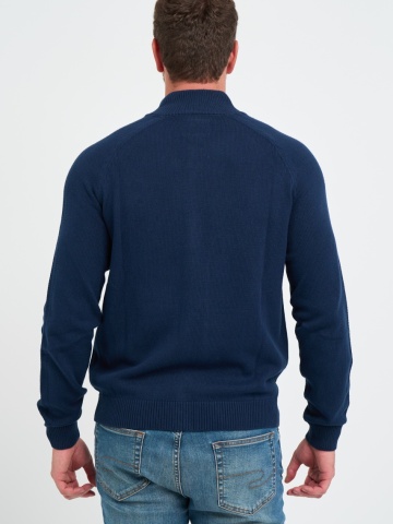 Lee Cooper - Pulover barbat de culoare uniforma cu fermoar - Img 5