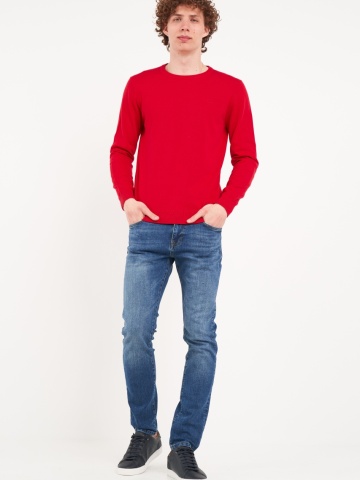 Lee Cooper - Pulover barbat de culoare uniforma - Img 6