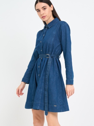 Lee Cooper - Rochie dama din denim cu buzunare - Img 9