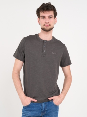 Lee Cooper - Tricou barbat cu detalii si nasturi