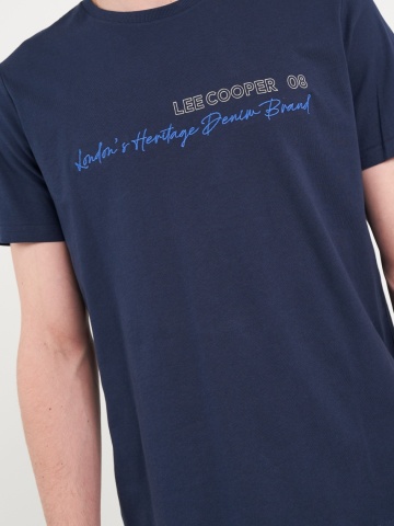 Lee Cooper - Tricou barbat cu imprimeu logo - Img 2