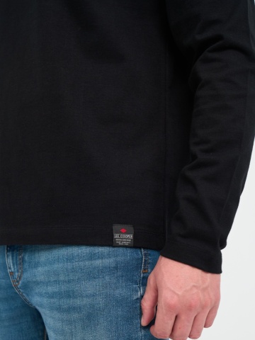 Lee Cooper - Tricou barbat cu maneca lunga cu imprimeu logo - Img 2