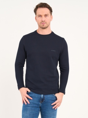 Lee Cooper - Tricou barbat cu maneca lunga de culoare uniforma