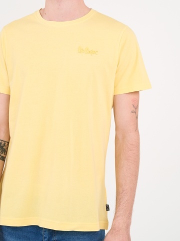 Lee Cooper - Tricou barbat cu maneca scurta de culoare uniforma - Img 2