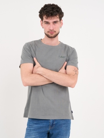 Lee Cooper - Tricou barbat cu maneca scurta de culoare uniforma