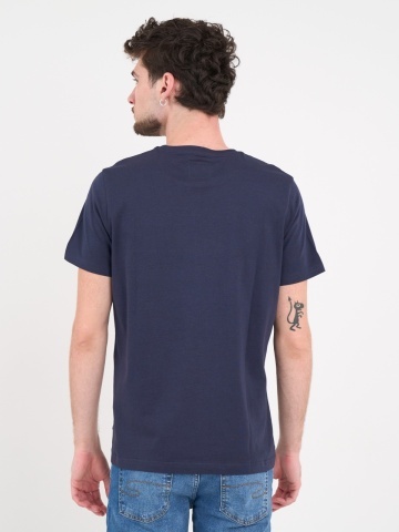 Lee Cooper - Tricou barbat de culoare uniforma cu detalii logo - Img 2
