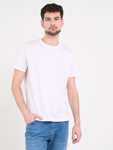 Lee Cooper - Tricou barbat de culoare uniforma cu detalii logo