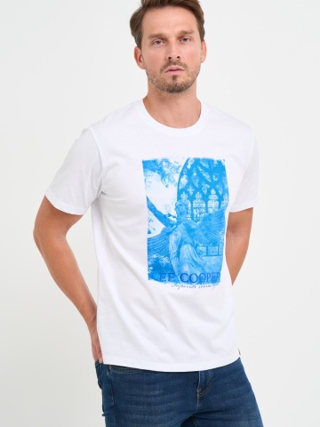 Lee Cooper - Tricou barbat maneca scurta cu detalii grafice - Img 5