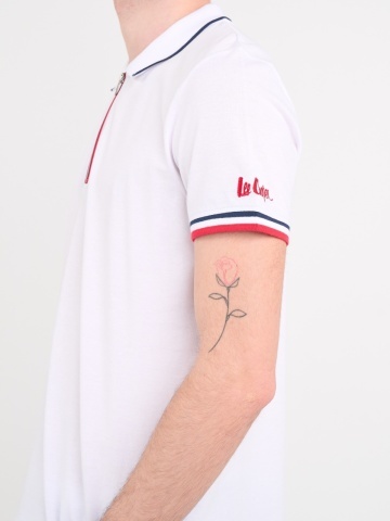 Lee Cooper - Tricou barbat polo cu detalii logo - Img 3