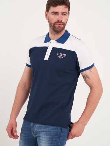 Lee Cooper - Tricou barbat polo cu detalii logo - Img 5