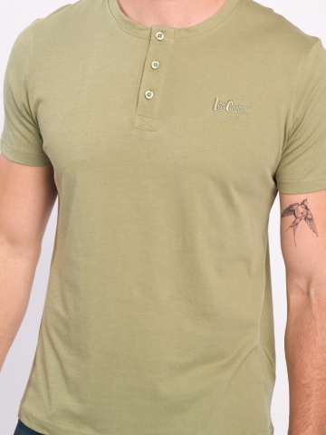 Lee Cooper - Tricou barbat uni cu logo aplicat - Img 2
