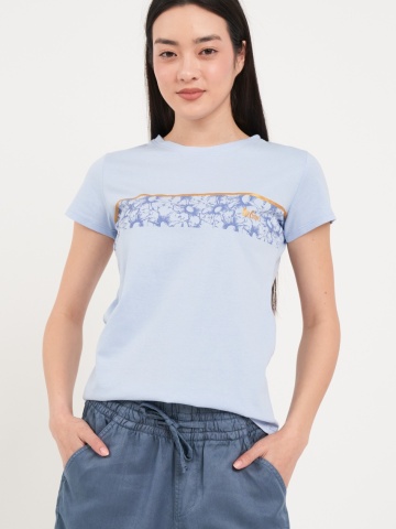 Lee Cooper - Tricou dama cu imprimeu floral cu logo