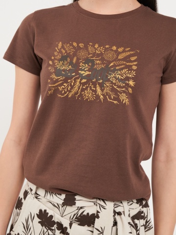 Lee Cooper - Tricou dama cu imprimeu logo - Img 3