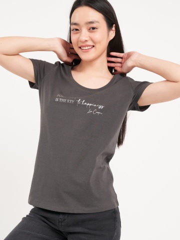 Lee Cooper - Tricou dama cu imprimeu texturat - Img 5