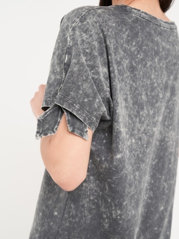 Lee Cooper - Tricou dama cu maneca scurta de culoare uniforma - Img 3