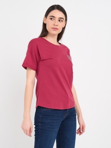 Lee Cooper - Tricou dama cu maneca scurta si detalii - Img 5