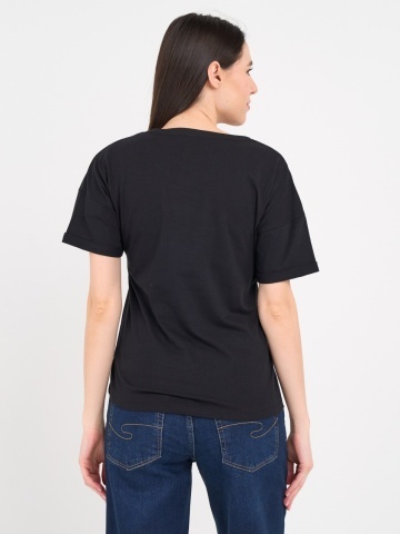 Lee Cooper - Tricou dama cu maneca scurta si detalii - Img 2