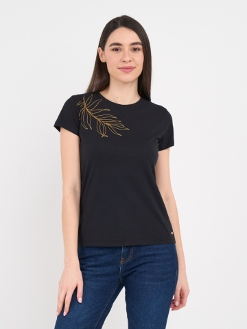 Lee Cooper - Tricou dama cu maneca scurta si detalii - Img 5