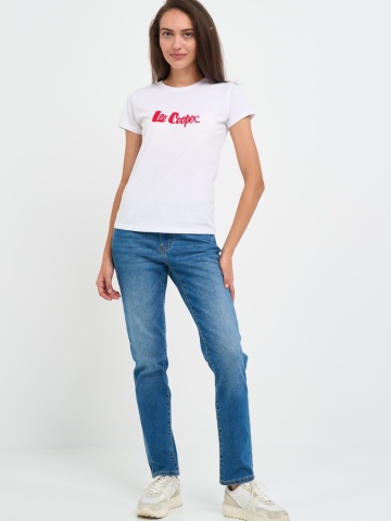 Lee Cooper - Tricou dama cu maneca scurta si logo aplicat - Img 6