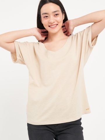Lee Cooper - Tricou dama de culoare uniforma cu imprimeu grafic - Img 6