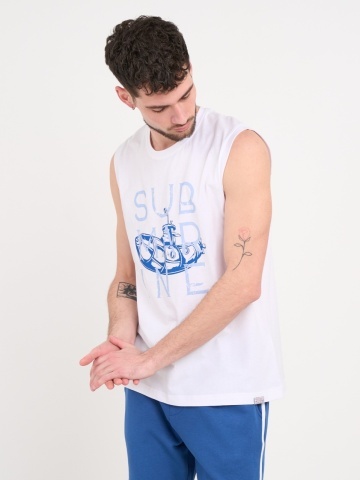 Lee Cooper - Tricou fara maneci cu imprimeu grafic - Img 5