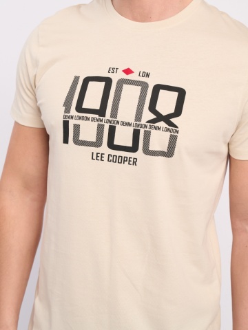 Lee Cooper - Tricou maneca scurta barbat cu imprimeu detalii logo - Img 3