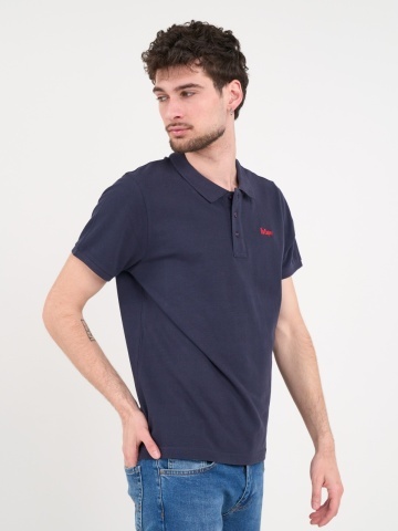 Lee Cooper - Tricou polo barbat de culoare uniforma - Img 4