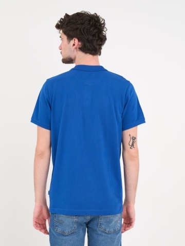 Lee Cooper - Tricou polo barbat de culoare uniforma - Img 2