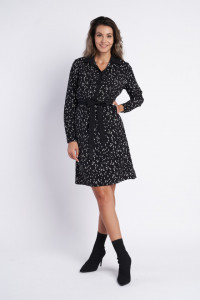 Montecristo - Rochie tip camasa cu cordon pentru ajustare