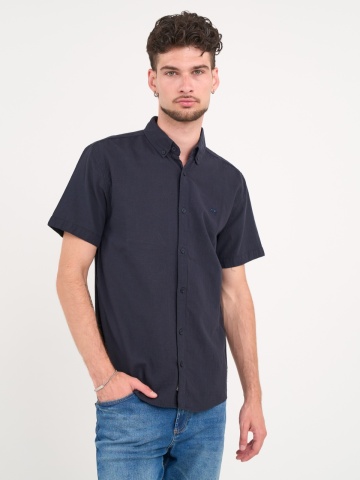 Timeout - Camasa barbat cu maneca scurta de culoare uniforma