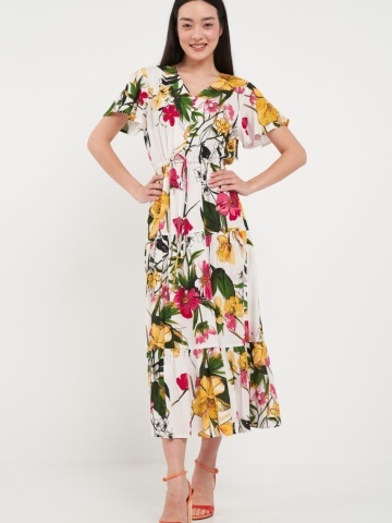 Timeout - Rochie dama cu imprimeu floral