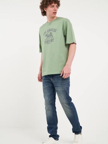 Timeout - Tricou barbat cu imprimeu logo - Img 7