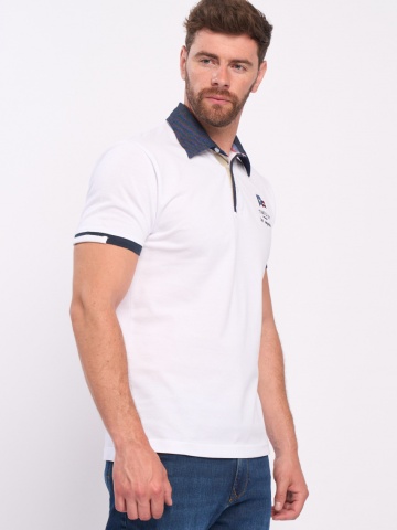 Timeout - Tricou barbat polo cu imprimeu logo - Img 7