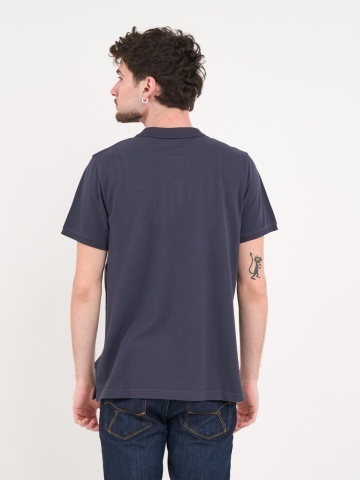 Timeout - Tricou barbat polo de culoare uniforma cu logo - Img 3