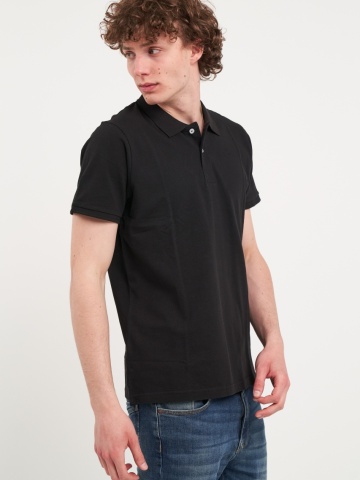 Timeout - Tricou barbat polo de culoare uniforma - Img 4