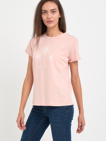Timeout - Tricou dama cu imprimeu si detalii grafice - Img 5