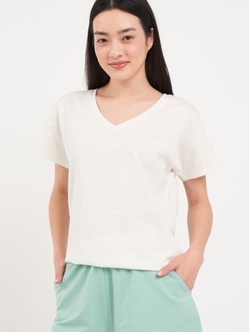 Timeout - Tricou dama cu maneca scurta de culoare uniforma