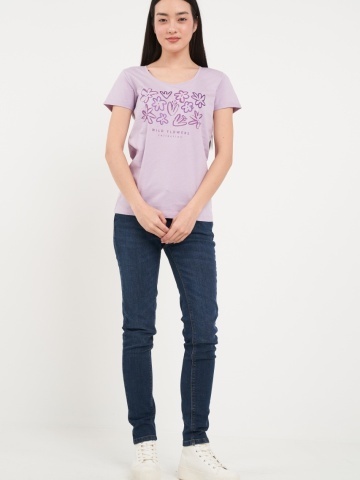 Timeout - Tricou dama cu maneca scurta si imprimeu grafic - Img 7